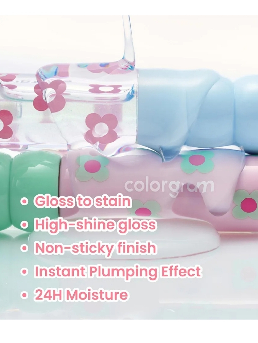 BNIB Colorgram Fruity Glass Tint Mini Duo Set | K-Beauty Lip Gloss Kit - Picture 3 of 4
